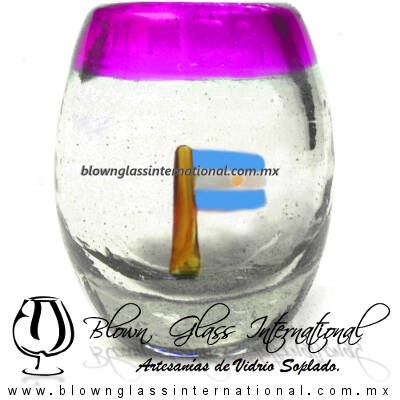 Tequilero barril con Bandera y Borde de color, Fábrica de Vidrio Soplado Artesanal, made in México - Blown Glass Factory Store Tonala, Handcraft, Handmade. Tequilero barril con Bandera y Borde de color, Fábrica de Vidrio Soplado Artesanal, made in México - Blown Glass Factory Store Tonala, Handcraft, Handmade.