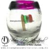 Tequilero barril con Bandera y Borde de color, Fábrica de Vidrio Soplado Artesanal, made in México - Blown Glass Factory Store Tonala, Handcraft, Handmade. Tequilero barril con Bandera y Borde de color, Fábrica de Vidrio Soplado Artesanal, made in México - Blown Glass Factory Store Tonala, Handcraft, Handmade.
