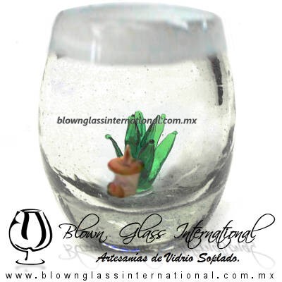Tequilero Barril con Agave-Rancherito y Borde de Color Blanco Opalino. Fábrica de Vidrio Soplado Artesanal, made in México - Blown Glass Factory Store Tonala, Handcraft, Handmade. Tequilero Barril con Agave-Rancherito y Borde de Color Blanco Opalino. Fábrica de Vidrio Soplado Artesanal, made in México - Blown Glass Factory Store Tonala, Handcraft, Handmade.