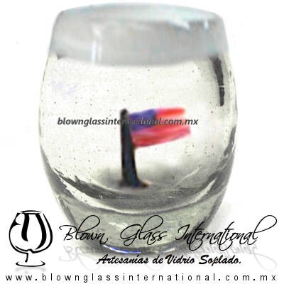 Tequilero barril con Bandera y Borde de color, Fábrica de Vidrio Soplado Artesanal, made in México - Blown Glass Factory Store Tonala, Handcraft, Handmade. Tequilero barril con Bandera y Borde de color, Fábrica de Vidrio Soplado Artesanal, made in México - Blown Glass Factory Store Tonala, Handcraft, Handmade.