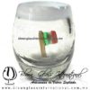 Tequilero barril con Bandera y Borde de color, Fábrica de Vidrio Soplado Artesanal, made in México - Blown Glass Factory Store Tonala, Handcraft, Handmade. Tequilero barril con Bandera y Borde de color, Fábrica de Vidrio Soplado Artesanal, made in México - Blown Glass Factory Store Tonala, Handcraft, Handmade.