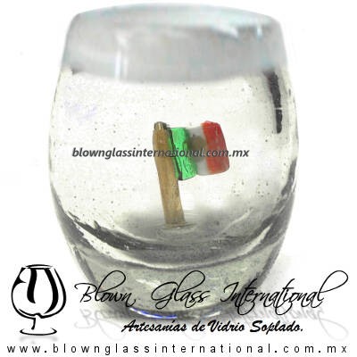 Tequilero barril con Bandera y Borde de color, Fábrica de Vidrio Soplado Artesanal, made in México - Blown Glass Factory Store Tonala, Handcraft, Handmade. Tequilero barril con Bandera y Borde de color, Fábrica de Vidrio Soplado Artesanal, made in México - Blown Glass Factory Store Tonala, Handcraft, Handmade.