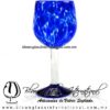 Copa Vino Pintas y Pie de Color Azul Cobalto, Fábrica de Vidrio Soplado Artesanal, made in México - Blown Glass Factory Store Tonala, Handcraft, Handmade. Copa Vino Pintas y Pie de Color Azul Cobalto, Fábrica de Vidrio Soplado Artesanal, made in México - Blown Glass Factory Store Tonala, Handcraft, Handmade.
