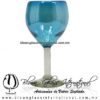 Copa Vino Lustre y Sólido de Color Azul Aguamarina, Fábrica de Vidrio Soplado Artesanal, made in México - Blown Glass Factory Store Tonala, Handcraft, Handmade. Copa Vino Lustre y Sólido de Color Azul Aguamarina, Fábrica de Vidrio Soplado Artesanal, made in México - Blown Glass Factory Store Tonala, Handcraft, Handmade.