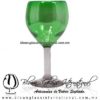 Copa Vino Lustre y Sólido de Color Verde Jade, Fábrica de Vidrio Soplado Artesanal, made in México - Blown Glass Factory Store Tonala, Handcraft, Handmade. Copa Vino Lustre y Sólido de Color Verde Jade, Fábrica de Vidrio Soplado Artesanal, made in México - Blown Glass Factory Store Tonala, Handcraft, Handmade.