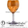 Copa Vino Lustre y Sólido de Color Naranja, Fábrica de Vidrio Soplado Artesanal, made in México - Blown Glass Factory Store Tonala, Handcraft, Handmade. Copa Vino Lustre y Sólido de Color Naranja, Fábrica de Vidrio Soplado Artesanal, made in México - Blown Glass Factory Store Tonala, Handcraft, Handmade.