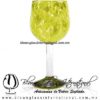 Copa Vino Pintas y Pie de Color Amarillo, Fábrica de Vidrio Soplado Artesanal, made in México - Blown Glass Factory Store Tonala, Handcraft, Handmade. Copa Vino Pintas y Pie de Color Amarillo, Fábrica de Vidrio Soplado Artesanal, made in México - Blown Glass Factory Store Tonala, Handcraft, Handmade.