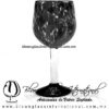 Copa Vino Pintas y Pie de Color Negro, Fábrica de Vidrio Soplado Artesanal, made in México - Blown Glass Factory Store Tonala, Handcraft, Handmade. Copa Vino Pintas y Pie de Color Negro, Fábrica de Vidrio Soplado Artesanal, made in México - Blown Glass Factory Store Tonala, Handcraft, Handmade.