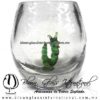 Tequilero barril Cristal con Gusanito, Fábrica de Vidrio Soplado Artesanal, made in México - Blown Glass Factory Store Tonala, Handcraft, Handmade.