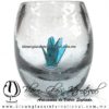 Tequilero barril Cristal con Agave, Fábrica de Vidrio Soplado Artesanal, made in México - Blown Glass Factory Store Tonala, Handcraft, Handmade.