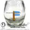Tequilero barril Cristal con Bandera, Fábrica de Vidrio Soplado Artesanal, made in México - Blown Glass Factory Store Tonala, Handcraft, Handmade.