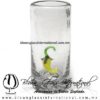 Tequilero Cilíndrico Cristal con Chile Amarillo. Fábrica de Vidrio Soplado Artesanal, made in México - Blown Glass Factory Store Tonala, Handcraft, Handmade. Tequilero Cilíndrico Cristal con Chile Amarillo. Fábrica de Vidrio Soplado Artesanal, made in México - Blown Glass Factory Store Tonala, Handcraft, Handmade.