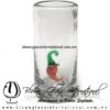 Tequilero Cilíndrico Cristal con Chile Rojo. Fábrica de Vidrio Soplado Artesanal, made in México - Blown Glass Factory Store Tonala, Handcraft, Handmade. Tequilero Cilíndrico Cristal con Chile Rojo. Fábrica de Vidrio Soplado Artesanal, made in México - Blown Glass Factory Store Tonala, Handcraft, Handmade.