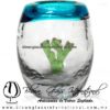 Tequilero barril con Nopal y Borde de color, Fábrica de Vidrio Soplado Artesanal, made in México - Blown Glass Factory Store Tonala, Handcraft, Handmade. Tequilero barril con Nopal y Borde de color, Fábrica de Vidrio Soplado Artesanal, made in México - Blown Glass Factory Store Tonala, Handcraft, Handmade.