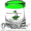 Tequilero Cilíndrico con Barco Velero y Borde de Color Verde Jade, Fábrica de Vidrio Soplado Artesanal, made in México - Blown Glass Factory Store Tonala, Handcraft, Handmade. Tequilero Cilíndrico con Barco Velero y Borde de Color Verde Jade, Fábrica de Vidrio Soplado Artesanal, made in México - Blown Glass Factory Store Tonala, Handcraft, Handmade.