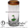 Tequilero Cilíndrico con Barco Velero y Borde de Color Ámbar, Fábrica de Vidrio Soplado Artesanal, made in México - Blown Glass Factory Store Tonala, Handcraft, Handmade. Tequilero Cilíndrico con Barco Velero y Borde de Color Ámbar, Fábrica de Vidrio Soplado Artesanal, made in México - Blown Glass Factory Store Tonala, Handcraft, Handmade.