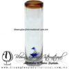 Tequilero Cilíndrico con Barco Velero y Borde de Color Ámbar, Fábrica de Vidrio Soplado Artesanal, made in México - Blown Glass Factory Store Tonala, Handcraft, Handmade. Tequilero Cilíndrico con Barco Velero y Borde de Color Ámbar, Fábrica de Vidrio Soplado Artesanal, made in México - Blown Glass Factory Store Tonala, Handcraft, Handmade.