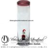 Tequilero Cilíndrico Cristal con Santa Claus y Borde de Color Amatista. Fábrica de Vidrio Soplado Artesanal, made in México - Blown Glass Factory Store Tonala, Handcraft, Handmade. Tequilero Cilíndrico Cristal con Santa Claus y Borde de Color Amatista. Fábrica de Vidrio Soplado Artesanal, made in México - Blown Glass Factory Store Tonala, Handcraft, Handmade.