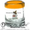 Tequilero Cilíndrico Cristal con Rancherito y Borde de Color Naranja. Fábrica de Vidrio Soplado Artesanal, made in México - Blown Glass Factory Store Tonala, Handcraft, Handmade. Tequilero Cilíndrico Cristal con Rancherito y Borde de Color Naranja. Fábrica de Vidrio Soplado Artesanal, made in México - Blown Glass Factory Store Tonala, Handcraft, Handmade.