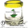 Tequilero Cilíndrico con Barco Velero y Borde de Color Amarillo, Fábrica de Vidrio Soplado Artesanal, made in México - Blown Glass Factory Store Tonala, Handcraft, Handmade. Tequilero Cilíndrico con Barco Velero y Borde de Color Amarillo, Fábrica de Vidrio Soplado Artesanal, made in México - Blown Glass Factory Store Tonala, Handcraft, Handmade.