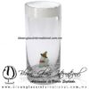 Tequilero Cilíndrico Cristal con Rancherito y Borde de Color Blanco Opalino. Fábrica de Vidrio Soplado Artesanal, made in México - Blown Glass Factory Store Tonala, Handcraft, Handmade. Tequilero Cilíndrico Cristal con Rancherito y Borde de Color Blanco Opalino. Fábrica de Vidrio Soplado Artesanal, made in México - Blown Glass Factory Store Tonala, Handcraft, Handmade.