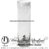 Tequilero Cilíndrico Cristal con Rancherito y Borde de Color Blanco Opalino. Fábrica de Vidrio Soplado Artesanal, made in México - Blown Glass Factory Store Tonala, Handcraft, Handmade. Tequilero Cilíndrico Cristal con Rancherito y Borde de Color Blanco Opalino. Fábrica de Vidrio Soplado Artesanal, made in México - Blown Glass Factory Store Tonala, Handcraft, Handmade.
