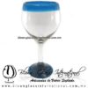 Copa Vino Borde y Pie de Color Azul Aguamarina, Fábrica de Vidrio Soplado Artesanal, made in México - Blown Glass Factory Store Tonala, Handcraft, Handmade. Copa Vino Borde y Pie de Color Azul Aguamarina, Fábrica de Vidrio Soplado Artesanal, made in México - Blown Glass Factory Store Tonala, Handcraft, Handmade.