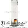 Tequilero Cilíndrico Cristal con Bandera de Alemania. Fábrica de Vidrio Soplado Artesanal, made in México - Blown Glass Factory Store Tonala, Handcraft, Handmade.