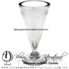 Copa Cónica Cervecera Cristal. Fábrica de Vidrio Soplado Artesanal, made in México - Blown Glass Factory Store Tonala, Handcraft, Handmade.