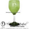 Copa Vino Sólido y Pie de Color Verde Lima, Fábrica de Vidrio Soplado Artesanal, made in México - Blown Glass Factory Store Tonala, Handcraft, Handmade. Copa Vino Sólido y Pie de Color Verde Lima, Fábrica de Vidrio Soplado Artesanal, made in México - Blown Glass Factory Store Tonala, Handcraft, Handmade.
