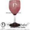 Copa Vino Sólido y Pie de Color Amatista, Fábrica de Vidrio Soplado Artesanal, made in México - Blown Glass Factory Store Tonala, Handcraft, Handmade. Copa Vino Sólido y Pie de Color Amatista, Fábrica de Vidrio Soplado Artesanal, made in México - Blown Glass Factory Store Tonala, Handcraft, Handmade.