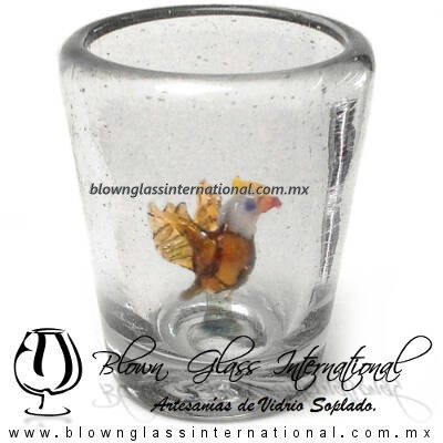 Tequilero Cónico Cristal con Águila Calva. Fábrica de Vidrio Soplado Artesanal, made in México - Blown Glass Factory Store Tonala, Handcraft, Handmade. Tequilero Cónico Cristal con Águila Calva. Fábrica de Vidrio Soplado Artesanal, made in México - Blown Glass Factory Store Tonala, Handcraft, Handmade.