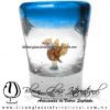 Tequilero Cónico con Águila y Borde de Color Azul Aguamarina Aqua. Fábrica de Vidrio Soplado Artesanal, made in México - Blown Glass Factory Store Tonala, Handcraft, Handmade. Tequilero Cónico con Águila y Borde de Color Azul Aguamarina Aqua. Fábrica de Vidrio Soplado Artesanal, made in México - Blown Glass Factory Store Tonala, Handcraft, Handmade.