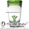 Tequilero Cónico con Nopal y Borde de Color Verde Lima. Fábrica de Vidrio Soplado Artesanal, made in México - Blown Glass Factory Store Tonala, Handcraft, Handmade. Tequilero Cónico con Nopal y Borde de Color Verde Lima. Fábrica de Vidrio Soplado Artesanal, made in México - Blown Glass Factory Store Tonala, Handcraft, Handmade.