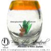 Tequilero Barril con Agave-Rancherito y Borde de Color Naranja. Fábrica de Vidrio Soplado Artesanal, made in México - Blown Glass Factory Store Tonala, Handcraft, Handmade. Tequilero Barril con Agave-Rancherito y Borde de Color Naranja. Fábrica de Vidrio Soplado Artesanal, made in México - Blown Glass Factory Store Tonala, Handcraft, Handmade.