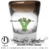 Tequilero Cónico con Nopal y Borde de Color Chocolate. Fábrica de Vidrio Soplado Artesanal, made in México - Blown Glass Factory Store Tonala, Handcraft, Handmade. Tequilero Cónico con Nopal y Borde de Color Chocolate. Fábrica de Vidrio Soplado Artesanal, made in México - Blown Glass Factory Store Tonala, Handcraft, Handmade.