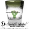 Tequilero Cónico con Nopal y Borde de Color Verde Olivo. Fábrica de Vidrio Soplado Artesanal, made in México - Blown Glass Factory Store Tonala, Handcraft, Handmade. Tequilero Cónico con Nopal y Borde de Color Verde Olivo. Fábrica de Vidrio Soplado Artesanal, made in México - Blown Glass Factory Store Tonala, Handcraft, Handmade.