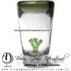 Tequilero Cónico con Nopal y Borde de Color Verde Olivo. Fábrica de Vidrio Soplado Artesanal, made in México - Blown Glass Factory Store Tonala, Handcraft, Handmade. Tequilero Cónico con Nopal y Borde de Color Verde Olivo. Fábrica de Vidrio Soplado Artesanal, made in México - Blown Glass Factory Store Tonala, Handcraft, Handmade.