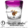 Tequilero Cónico con Águila y Borde de Color Pintado Rosa Mexicano Fiusha Fucsia. Fábrica de Vidrio Soplado Artesanal, made in México - Blown Glass Factory Store Tonala, Handcraft, Handmade. Tequilero Cónico con Águila y Borde de Color Pintado Rosa Mexicano Fiusha Fucsia. Fábrica de Vidrio Soplado Artesanal, made in México - Blown Glass Factory Store Tonala, Handcraft, Handmade.