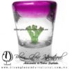 Tequilero Cónico con Nopal y Borde Pintado de Color Rosa Mexicano Fiusha Fucsia. Fábrica de Vidrio Soplado Artesanal, made in México - Blown Glass Factory Store Tonala, Handcraft, Handmade Tequilero Cónico con Nopal y Borde Pintado de Color Rosa Mexicano Fiusha Fucsia. Fábrica de Vidrio Soplado Artesanal, made in México - Blown Glass Factory Store Tonala, Handcraft, Handmade