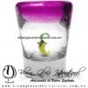 Tequilero Cónico con Caballo y borde Pintado Rosa Mexicano Fucsia Fiusha. Fábrica de Vidrio Soplado Artesanal, made in México - Blown Glass Factory Store Tonala, Handcraft, Handmade. Tequilero Cónico con Caballo y borde Pintado Rosa Mexicano Fucsia Fiusha. Fábrica de Vidrio Soplado Artesanal, made in México - Blown Glass Factory Store Tonala, Handcraft, Handmade.