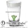 Tequilero Cónico con Nopal y Borde de Color Blanco. Fábrica de Vidrio Soplado Artesanal, made in México - Blown Glass Factory Store Tonala, Handcraft, Handmade Tequilero Cónico con Nopal y Borde de Color Blanco. Fábrica de Vidrio Soplado Artesanal, made in México - Blown Glass Factory Store Tonala, Handcraft, Handmade