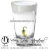 Tequilero Cónico con Chile y borde Blanco. Fábrica de Vidrio Soplado Artesanal, made in México - Blown Glass Factory Store Tonala, Handcraft, Handmade Tequilero Cónico con Chile y borde Blanco. Fábrica de Vidrio Soplado Artesanal, made in México - Blown Glass Factory Store Tonala, Handcraft, Handmade