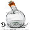 Licorera Bola Acanalada con cuello torcido con borde de color Naranja, Fábrica de Vidrio Soplado Artesanal, made in México - Blown Glass Factory Store Tonala, Handcraft, Handmade. Licorera Bola Acanalada con cuello torcido con borde de color Naranja, Fábrica de Vidrio Soplado Artesanal, made in México - Blown Glass Factory Store Tonala, Handcraft, Handmade.