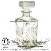 Licorera Decantador Vintage Rombos 920 ml. Fábrica de Vidrio Soplado Artesanal, made in México - Blown Glass Factory Store Tonala, Handcraft, Handmade.