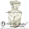 Licorera Decantador Vintage Rombos 920 ml. Fábrica de Vidrio Soplado Artesanal, made in México - Blown Glass Factory Store Tonala, Handcraft, Handmade.