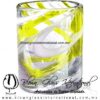 Tequilero Cilíndrico Hilo Jalado Blanco y de Color. Fábrica de Vidrio Soplado Artesanal, made in México - Blown Glass Factory Store Tonala, Handcraft, Handmade.