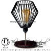 Lámpara colgante Rejilla Diamante Tupida Industrial Vintage - Thumbnail Image 4
