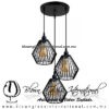 Lámpara colgante Rejilla Diamante Tupida Industrial Vintage - Thumbnail Image 11