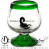 Copa Coñac Con Escorpión Negro Borde y Pie de Color - Thumbnail Image 5